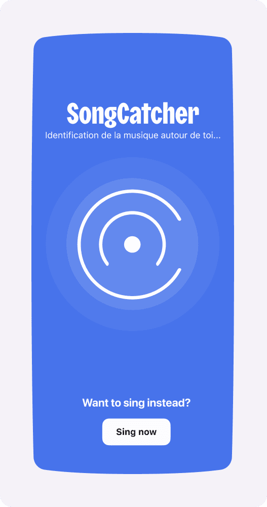 Screenshots of the different features available on the music streaming app Deezer